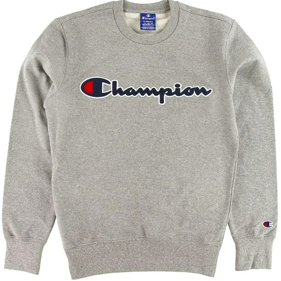 Champion Other - Kids Champion Sweatshirt - Grey Melange w. Logo large